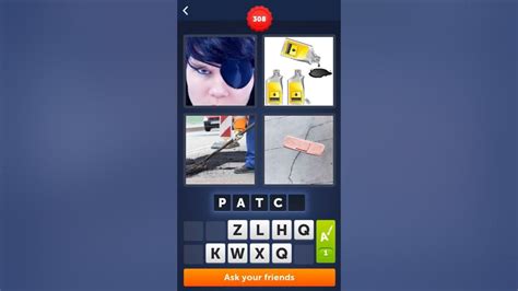 4 Pics 1 Word Answers - Hints, Cheats, Strategies and ANSWERS to every level of 4 Pics 1 Word. 4 Pics 1 word is the latest “What’s the Word” game for iPhone, iPod, iPad, and Android devices. Sharpen your skills and improve your mental acuity as you try to solve what 1 word describes the common theme shared by 4 pictures. Can you find it?. 