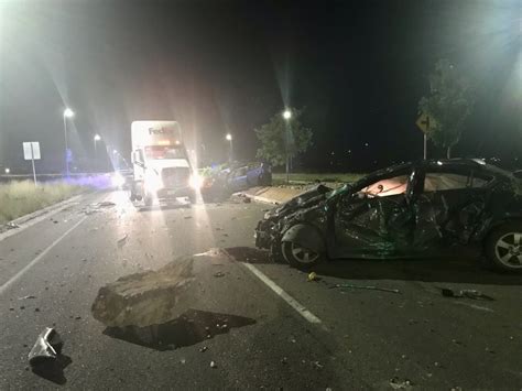 Four-vehicle crash forces closure of Tower Road, three of four drivers hospitalized