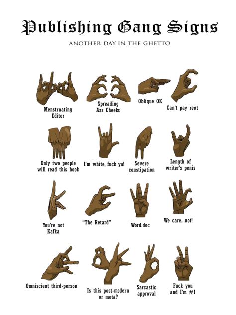 Fours gang sign. The four finger gang sign, also known as "four fingers up," is a hand gesture commonly associated with gangs. It involves extending all four fingers while keeping the thumb folded or hidden. This sign can have various meanings depending on the context and location, often serving as an identifier or symbol of affiliation within a particular ... 
