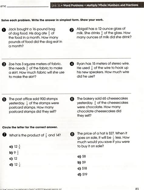 Fourth Grade Math Word Problems: From Arithmetic to Alg…