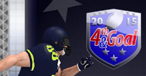 4th and Goal 2010. 4th and Goal 2010 is the first one of the American football Super Bowl games series online. This game was developed with input from current players, coaches, and former professional football players. Select run or pass plays on offense. Choose different coverages on defense. It is called 4th and Goal because there are no punts.
