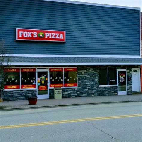  Party time, dinner time, family time-any time is a great time for Fox’s Pizza Reynoldsville, PA . We serve you the perfect pizza, “From Our Den To Yours.”. Call us now at (814) 612-2720 to order your perfect pizza today! Our Fox’s Pizza Reynoldsville, PA location is at: 1 Broadway Street. Reynoldsville, PA 15851. Call us at: (814) 612-2720. . 