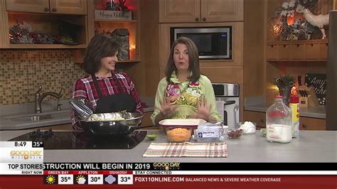 Fox 11 news living with amy. Preheat oven to 350 degrees. Grease a 9 X 13-inch baking dish with cooking spray, oil or butter. Spread the sauerkraut evenly over the bottom of the baking dish, and season with sea salt and ... 