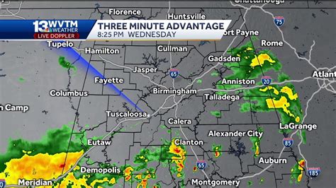 You can also view current severe weather warnings & watches for Birmingham and surrounding areas on the WVTM13 alerts page. Check the latest weather conditions & view our Interactive Radar at any time with the WVTM app. Track rain, hurricanes and storms in central Alabama on WVTM 13 interactive radar. Visit WVTM 13 today.