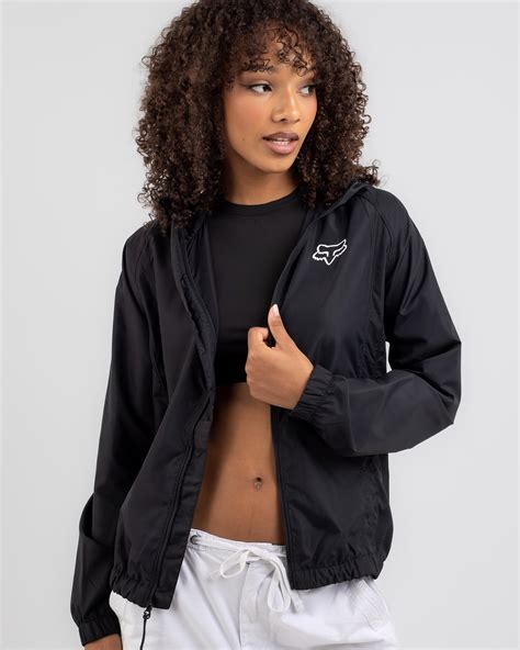 Fox Fox Boundary Windbreaker In Black City Beach United States