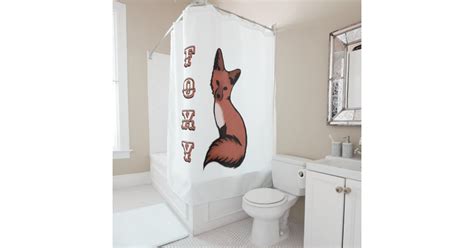 Fox On Shower Curtains Zazzle