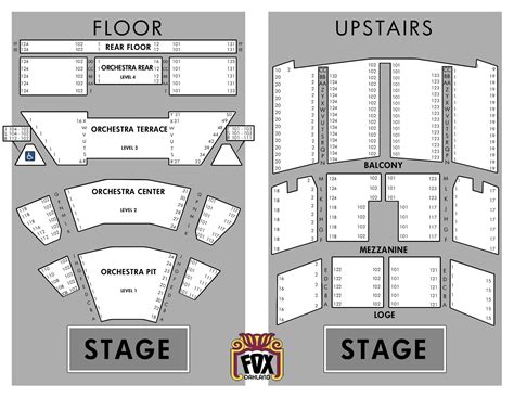 Fox Theater Tickets & Seating Chart - Event Tickets Center