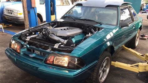 Some of the earliest motor swaps for Fox Body