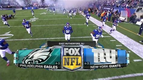 Fox eagles game. The Eagles (10-4) are currently favored to win over the Giants (5-9). The Giants at Eagles game will air on Fox today at 4:30 p.m. ET. Ready to tune into the New York vs. Philly showdown this ... 