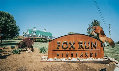 Fox run vineyards. Fox Run Vineyards. Fox Run Vineyards is committed to providing a website that is accessible to the widest possible audience, regardless of technology or ability. This website endeavors to comply with best practices and standards as defined by Section 508 of the U.S. Rehabilitation Act and level AA of the World Wide Web Consortium (W3C) Web ... 