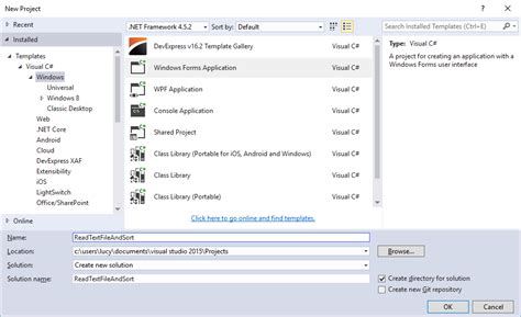 FoxLearn Windows Forms How to Read text file and Sort list in C