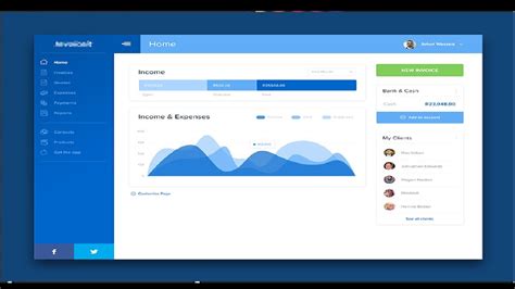 FoxLearn Windows Forms Metro Modern Flat UI Dashboard winform Design