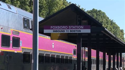 Foxboro Station weekday commuter rail service becomes permanent