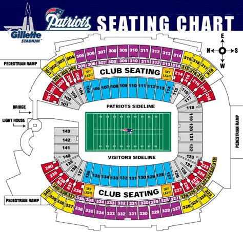 Gillette Stadium - Interactive Seating Chart. Gillette Stadium seating charts for all events including . Seating charts for New England Patriots, New England Revolution, UMass Minutemen.. 