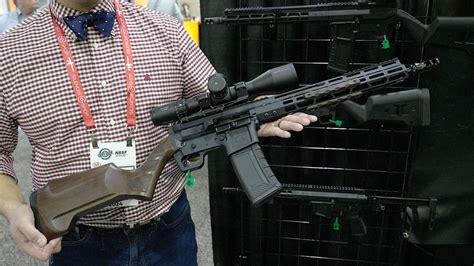 The MCX-REGULATOR is an aluminum frame rifle with a gas-piston op