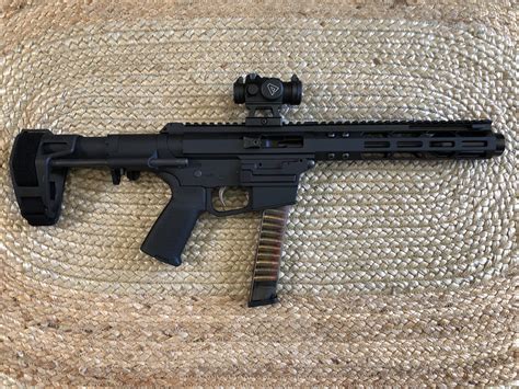 Foxtrot mike upper. Features: Machined from a billet of aluminum. 2 Position side charging handle (Left or Right) Slim M-LOK handguard. .223 Wylde chambering. Proprietary lightweight BCG. Picatinny rail adapter with QD sling mount. … 