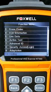 Foxwell nt510 injector coding.  I have the following Software / Firmware for the...