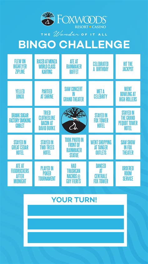 Foxwoods Bingo Schedule Examples and Forms