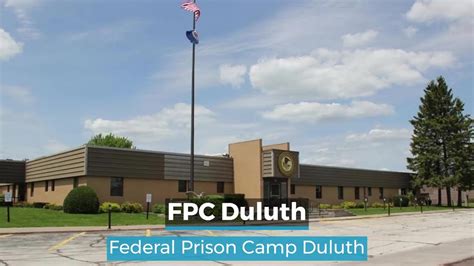 Federal Prison Camp, Duluth | Visitation, dress code & visiting hours. Home. All Facilities. Facility Visitation. FPC Duluth Visitation Center. Federal Bureau of …. 