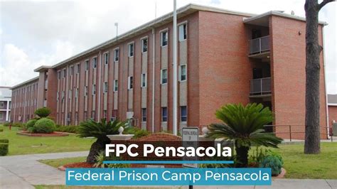 The Pensacola prison is described as a "minimum security federal prison camp," according to the Federal Bureau of Prisons. In 2009, Forbes listed FPC Pensacola as the second "cushiest" prison .... 