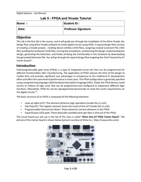 Fpga lab manual pdf.  Apparatus required :- Electronics Design Automation Tools...