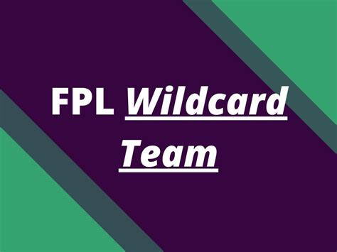 Fpl wildcard not working.  I once lost more than 20 points making multiple tran...
