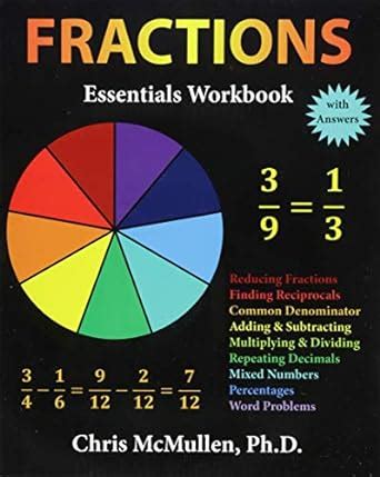 Download Fractions Essentials Workbook With Answers By Chris Mcmullen