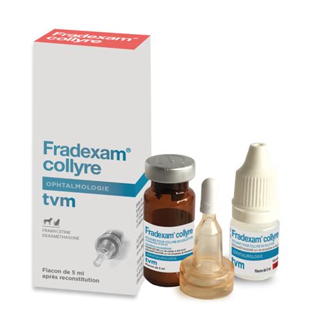 Fradexam collyre après ouverture