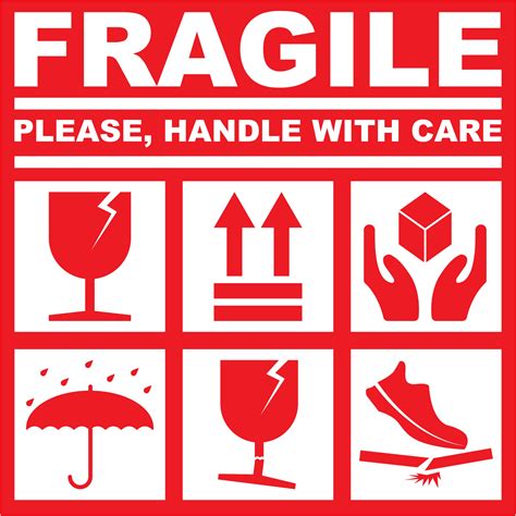 Fragile Label For Shipping Printable