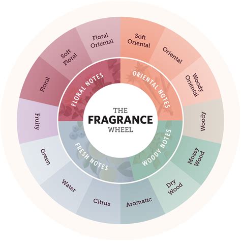 Fragrance Wheel Chart