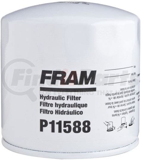 Choose brandname and start typing model number. 39 replacement oil filters for Fram P11588. See cross reference chart for Fram P11588 and more than 200.000 other oil filters.. 