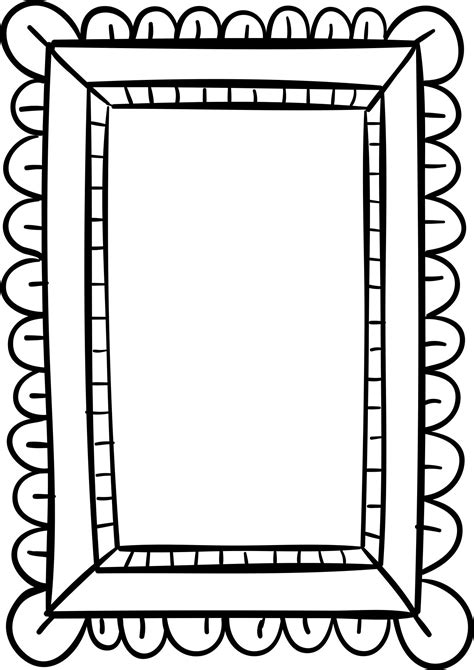Frame Coloring Page