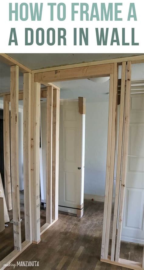 Framing a Door Part 2 in How To Build A Wall Series Build a wall