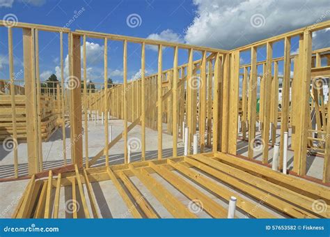 Framing of an Apartment Complex Stock Photo Image of development