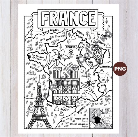 France Coloring Page