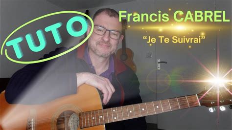 Francis Cabrel - Je te suivrai - YouTube