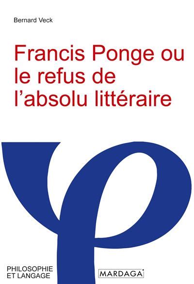 Francis ponge, ou, le refus de l'absolu littéraire. - Nsca essentials of personal training textbook free download.