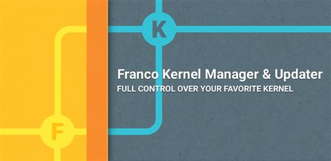 Franco kernel manager android 16.  Apr 16, 2025 · Run EX Kernel Manager on P...