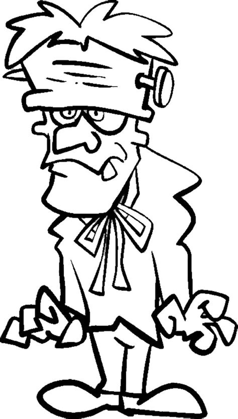 Frankenstein Coloring Pages Free Coloring Pages