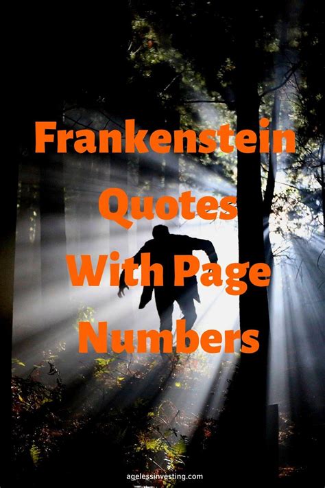 Frankenstein quotes and page numbers. Things To Know About Frankenstein quotes and page numbers. 