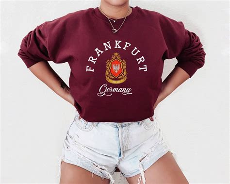 Frankfurt Germany Sweatshirt - Etsy