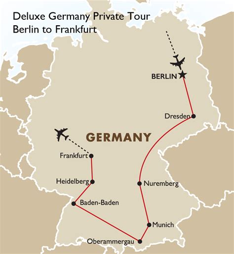Now let's assume you have a private jet and you can fly in the fastest possible straight line between Frankfurt, Germany and Berlin, Germany. Because of the curvature of the Earth, the shortest distance is actually the "great circle" distance, or "as the crow flies" which is calculated using an iterative Vincenty formula.