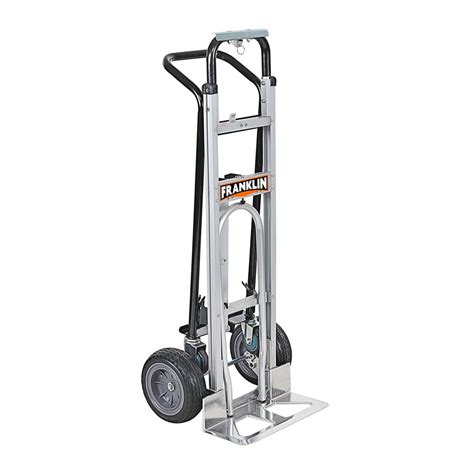 Franklin 4 in 1 hand truck. FRANKLIN 4-in-1 Convertible Hand Truck, 500 lb./800 lb./1000 lb. Capacity $19999 Add to Cart Add to List FRANKLIN 24 in. x 36 in. Folding Platform Truck $5999 