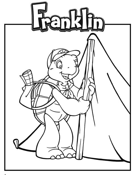 Franklin Coloring Sheets