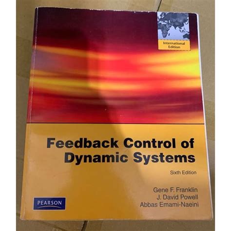 Franklin Feedback Control Of Dynamic Systems 6th