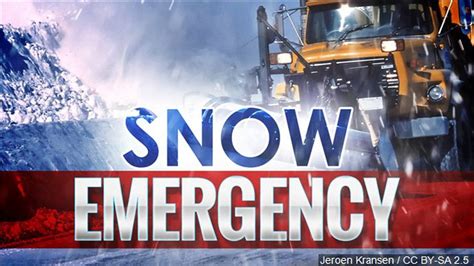 Snow Emergency Information (excerpt from County Snow Emergency Ordinance 2011-31) "Snow Emergency": A transportation emergency caused by winter weather conditions including ice, freezing rain, sleet, snow, blowing and drifting snow and/ or blizzards; a condition declared to be such by the Board of Commissioners of Franklin County, Indiana or their authorized representative.. 