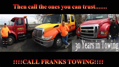 Franks towing. Things To Know About Franks towing. 