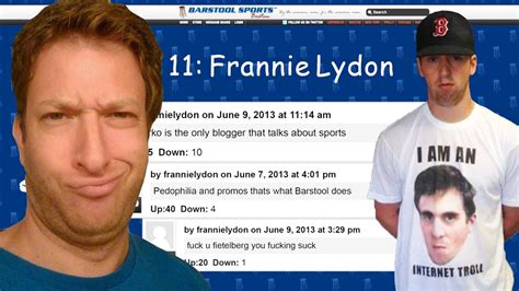 Frannie lydon. "@barstoolsports How can I bet all my money on this ?" 