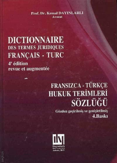 Fransızca türkçe hukuk terimleri sözlüğü online