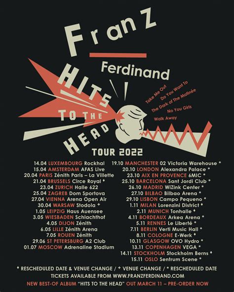 Franz Ferdinand Tickets, Tour Dates & Concerts 2024 & 2024 – …